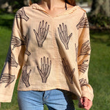 Giving Hands Linen Top