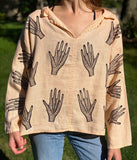 Giving Hands Linen Top